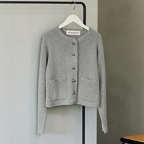 【シンゾーン/Shinzone】のBOUCLE KNIT JACKET 人気、トレンドファッション・服の通販 founy(ファニー) 　ファッション　Fashion　レディースファッション　Fashion for Women　アウター　Coat / Outerwear Collection　レディースジャケット・軽アウター　Jackets　トップス・カットソー　Cut & Sew Tops　ニット　Knit Tops & Sweaters　オケージョン　Occasion Wear　かぎ針　Crochet　カーディガン　Cardigan, Knitwear　コレクション　Collection, Seasonal Line　コンパクト　Compact, Small Size　シルバー　Silver, Metallic Silver　ジャケット　Jacket, Outerwear　スカーフ　Scarf, Neckwear　デニム　Denim, Jeans Material　トリミング　Trimming, Decorative Edge　ドット　Polka Dot, Dot Pattern　バランス　Balance, Style Balance　フィット　Fit, Slim Fit　フォルム　Silhouette, Form　フォーマル　Formal, Dressy　ボーダー　Border, Stripe　別注　Limited Edition, Custom Order　ミックス　Mix, Mixed Style　other-2|ID: prp329100004257647 ipo3291000000033516279