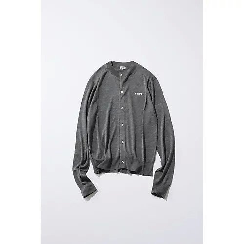 【サイ/SCYE】のシルクニットクルーネックカーディガン インテリア・キッズ・メンズ・レディースファッション・服の通販 founy(ファニー) 　ファッション　Fashion　レディースファッション　Ladies' Fashion Online　トップス・カットソー　Tops/Tshirt　ニット　Knit Tops　カーディガン　Cardigans　おすすめ　Recommend　カーディガン　Cardigan　シルク　Silk　吸水　Water Absorption　チャコール|ID: prp329100004257658 ipo3291000000032617486