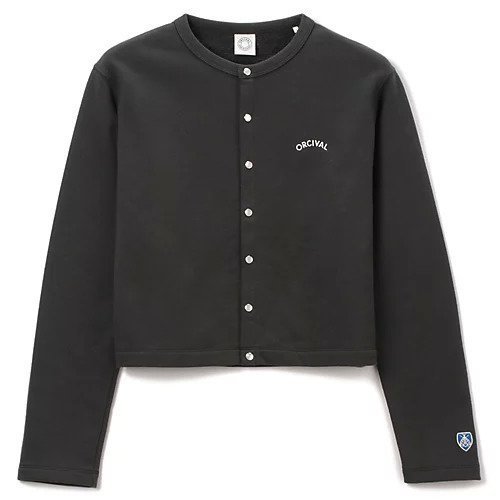 【オーシバル/ORCIVAL】のCREW NECK CARDIGAN インテリア・キッズ・メンズ・レディースファッション・服の通販 founy(ファニー) 　ファッション　Fashion　レディースファッション　WOMEN　トップス・カットソー　Tops/Tshirt　カーディガン　Cardigans　BLACK|ID: prp329100004257659 ipo3291000000029569797