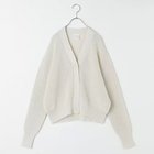 【トゥエルブクローゼット/12closet】の【洗える】カジュアル派が着たいラメカーディガン ホワイト|ID:prp329100004257660