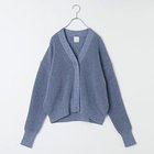 【トゥエルブクローゼット/12closet】の【洗える】カジュアル派が着たいラメカーディガン ブルー|ID:prp329100004257660