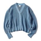 【トゥエルブクローゼット/12closet】の【洗える】カジュアル派が着たいラメカーディガン ブルー|ID: prp329100004257660 ipo3291000000034766833