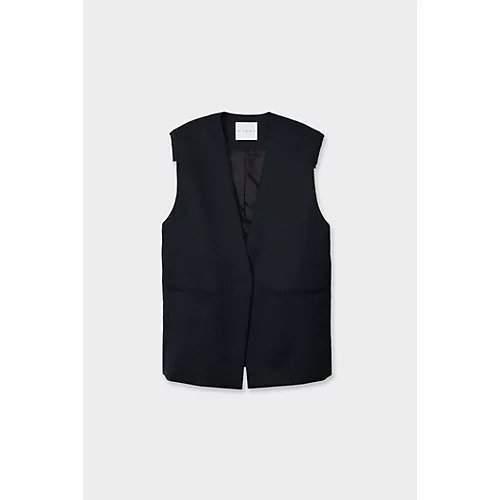 【チノ/CINOH】のSUMMER WOOL GILLET インテリア・キッズ・メンズ・レディースファッション・服の通販 founy(ファニー) 　ファッション　Fashion　レディースファッション　Fashion for Women　サマー　Summer, Summer Style　フロント　Front, Front Design　マニッシュ　Mannish, Boyish　エレガント 上品　Elegant　夏　Summer　BLACK|ID: prp329100004257705 ipo3291000000034156961