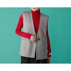 【チノ/CINOH】のSUMMER WOOL GILLET 人気、トレンドファッション・服の通販 founy(ファニー) ファッション Fashion レディースファッション Fashion for Women サマー Summer, Summer Style フロント Front, Front Design マニッシュ Mannish, Boyish エレガント 上品 Elegant 夏 Summer thumbnail GRAY|ID: prp329100004257705 ipo3291000000035293222