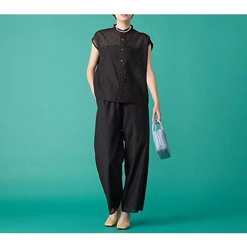 【ティッカ/TICCA】のドットエンブロイダリーパンツ インテリア・キッズ・メンズ・レディースファッション・服の通販 founy(ファニー) https://founy.com/ ファッション Fashion レディースファッション WOMEN パンツ Pants オーガンジー Organdy シアー Sheer ドット Dot バランス Balance リラックス Relax |ID: prp329100004257762 ipo3291000000029570094