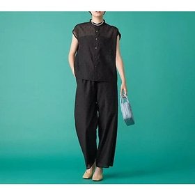 【ティッカ/TICCA】 ドットエンブロイダリーパンツ人気、トレンドファッション・服の通販 founy(ファニー) ファッション Fashion レディースファッション WOMEN パンツ Pants オーガンジー Organdy シアー Sheer ドット Dot バランス Balance リラックス Relax |ID:prp329100004257762