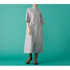 【ティッカ/TICCA】のハーブノーカラー半袖シャツワンンピース 人気、トレンドファッション・服の通販 founy(ファニー) ファッション Fashion レディースファッション WOMEN トップス・カットソー Tops/Tshirt シャツ/ブラウス Shirts/Blouses カフス Cuffs バランス Balance ポケット Pocket 半袖 Short Sleeve 羽織 Haori ロング Long thumbnail ブラックストライプ|ID: prp329100004257865 ipo3291000000029570355