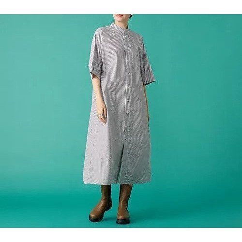 【ティッカ/TICCA】のハーブノーカラー半袖シャツワンンピース インテリア・キッズ・メンズ・レディースファッション・服の通販 founy(ファニー) https://founy.com/ ファッション Fashion レディースファッション WOMEN トップス・カットソー Tops/Tshirt シャツ/ブラウス Shirts/Blouses カフス Cuffs バランス Balance ポケット Pocket 半袖 Short Sleeve 羽織 Haori ロング Long |ID: prp329100004257865 ipo3291000000030967326