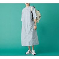【ティッカ/TICCA】のハーブノーカラー半袖シャツワンンピース 人気、トレンドファッション・服の通販 founy(ファニー) ファッション Fashion レディースファッション Fashion for Women トップス・カットソー Cut & Sew Tops シャツ・ブラウス・オフィスカジュアル Elegant Blouses & Button-Ups カフス Cuff Design バランス Balance, Style Balance ポケット Pocket, Pocket Detail 半袖 Short Sleeve, Half Sleeve 羽織 Haori, Light Jacket ロング Long, Long-Length |ID:prp329100004257865