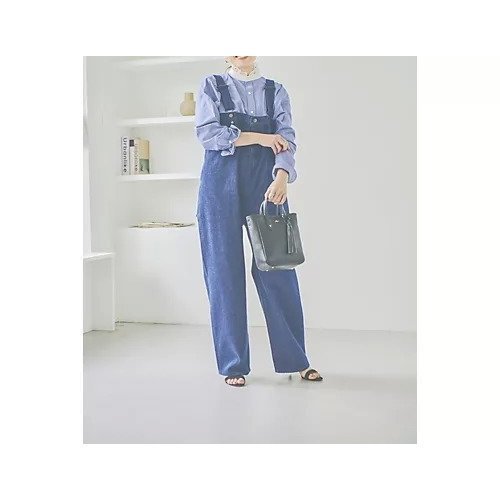 【ルミノア/Le minor】の【洗える】SALOPETTE 人気、トレンドファッション・服の通販 founy(ファニー) 　ファッション　Fashion　レディースファッション　Fashion for Women　ワンピース　Dresses　サロペット&オールインワン　Dungarees & Jumpsuit Styles　インディゴ　Indigo Denim　サロペット　Overalls, Salopette　シンプル　Simple, Minimal　デニム　Denim, Jeans Material　ポケット　Pocket, Pocket Detail　ラップ　Wrap, Wrap Design　洗える　Machine Washable　other-2|ID: prp329100004257926 ipo3291000000032618193