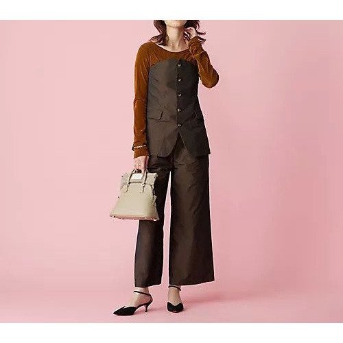 【ウーア/Uhr】のRecycled Polyester Overalls インテリア・キッズ・メンズ・レディースファッション・服の通販 founy(ファニー) 　ファッション　Fashion　レディースファッション　Ladies' Fashion Online　エレガント 上品　Elegant　スポーティ　Sporty　ベスト　Vest　Brown|ID: prp329100004257928 ipo3291000000032618205