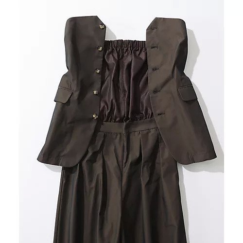 【ウーア/Uhr】のRecycled Polyester Overalls 人気、トレンドファッション・服の通販 founy(ファニー) ファッション Fashion レディースファッション Fashion for Women エレガント 上品 Elegant スポーティ Sporty, Casual Athletic ベスト Vest, Waistcoat other-2|ID: prp329100004257928 ipo3291000000034618649