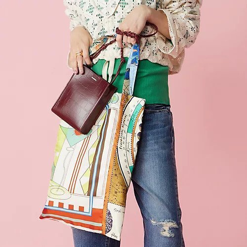 【マニプリ/manipuri】の【HPS別注】スカーフトートバッグ インテリア・キッズ・メンズ・レディースファッション・服の通販 founy(ファニー) 　ファッション　Fashion　レディースファッション　Fashion for Women　バッグ　Bags　プリント　Print, Printed Pattern　別注　Limited Edition, Custom Order　light blue|ID: prp329100004257994 ipo3291000000034898833