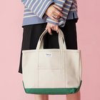 【オーシバル/ORCIVAL】のTOTE BAG MEDIUM 人気、トレンドファッション・服の通販 founy(ファニー) ファッション Fashion レディースファッション Fashion for Women バッグ Bags シンプル Simple, Minimal ボトム Bottoms, Lower Wear 定番 Standard, Basic Item thumbnail LT.SAND BEIGE&#215;GREEN|ID: prp329100004257996 ipo3291000000034326713