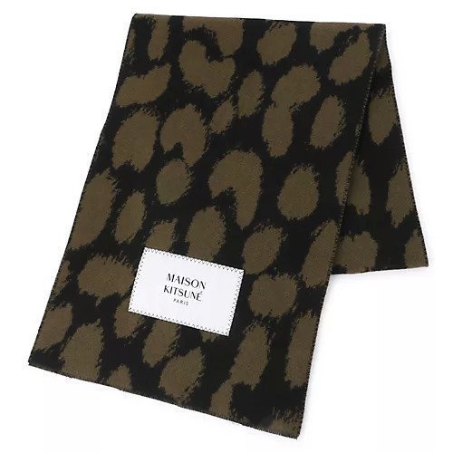 【メゾン キツネ/MAISON KITSUNE】のLEOPARD SCARF 人気、トレンドファッション・服の通販 founy(ファニー) 　ファッション　Fashion　レディースファッション　WOMEN　2023年　2023　2023-2024秋冬・A/W　Aw/Autumn/Winter//Fw/Fall-Winter/2023-2024　ストール　Stall　パターン　Pattern　レオパード　Leopard　 other-1|ID: prp329100004258227 ipo3291000000029571662