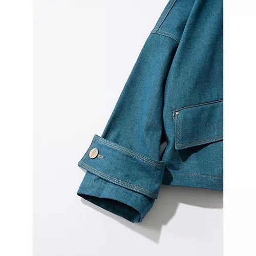 【マッキントッシュ/MACKINTOSH】の【HPS別注】HUMBIE NO COLLAR DENIM JACKET 人気、トレンドファッション・服の通販 founy(ファニー) 　ファッション　Fashion　レディースファッション　Fashion for Women　アウター　Coat / Outerwear Collection　レディースジャケット・軽アウター　Jackets　インディゴ　Indigo Denim　エレガント 上品　Elegant　春　Spring　ショルダー　Shoulder, Shoulder Strap　ショート　Short, Short Length　ジャケット　Jacket, Outerwear　デニム　Denim, Jeans Material　トリプル　Triple, Three Layers　ドロップ　Drop Shoulder, Dropped Style　バランス　Balance, Style Balance　フォルム　Silhouette, Form　別注　Limited Edition, Custom Order　ミドル　Middle Length, Mid Height　メタル　Metal, Metal Parts　ワイド　Wide, Wide Fit　other-2|ID: prp329100004258313 ipo3291000000032968296