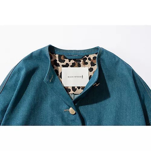 【マッキントッシュ/MACKINTOSH】の【HPS別注】HUMBIE NO COLLAR DENIM JACKET 人気、トレンドファッション・服の通販 founy(ファニー) 　ファッション　Fashion　レディースファッション　Fashion for Women　アウター　Coat / Outerwear Collection　レディースジャケット・軽アウター　Jackets　インディゴ　Indigo Denim　エレガント 上品　Elegant　春　Spring　ショルダー　Shoulder, Shoulder Strap　ショート　Short, Short Length　ジャケット　Jacket, Outerwear　デニム　Denim, Jeans Material　トリプル　Triple, Three Layers　ドロップ　Drop Shoulder, Dropped Style　バランス　Balance, Style Balance　フォルム　Silhouette, Form　別注　Limited Edition, Custom Order　ミドル　Middle Length, Mid Height　メタル　Metal, Metal Parts　ワイド　Wide, Wide Fit　other-3|ID: prp329100004258313 ipo3291000000032968298