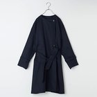 【トゥエルブクローゼット/12closet】の【洗える】ノーカラートレンチコート 人気、トレンドファッション・服の通販 founy(ファニー) ファッション Fashion レディースファッション WOMEN アウター Coat Outerwear コート Coats トレンチコート Trench Coats トレンチ Trench 定番 Standard 洗える Washable thumbnail ネイビー|ID: prp329100004258315 ipo3291000000029572132