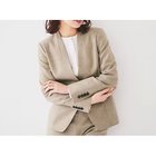 【アンタイトル/UNTITLED】のウーステッドフラノ カラーレスジャケット 人気、トレンドファッション・服の通販 founy(ファニー) ファッション Fashion レディースファッション WOMEN アウター Coat Outerwear ジャケット Jackets インナー Inner ウォーム Worm キュプラ Cupra ストレッチ Stretch スマート Smart スーツ Suit セットアップ Set Up タイトスカート Tight Skirt 定番 Standard ポケット Pocket A/W・秋冬 Aw・Autumn/Winter・Fw・Fall-Winter おすすめ Recommend エレガント 上品 Elegant thumbnail ライトベージュ|ID: prp329100004258327 ipo3291000000029572194