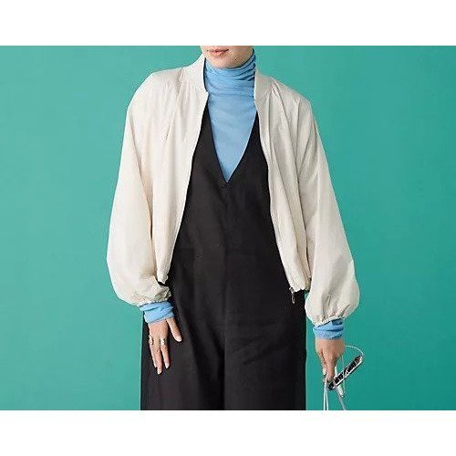 【ティッカ/TICCA】のナイロンショートMA-1 インテリア・キッズ・メンズ・レディースファッション・服の通販 founy(ファニー) 　ファッション　Fashion　レディースファッション　WOMEN　アウター　Coat Outerwear　MA-1　MA-1　エアリー　Airy　エレガント 上品　Elegant　春　Spring　ギャザー　Gather　コーティング　Coating　軽量　Lightweight　ショート　Short　定番　Standard　バランス　Balance　フォルム　Form　ブルゾン　Blouson　ミリタリー　Military　アイボリー|ID: prp329100004258329 ipo3291000000031718430
