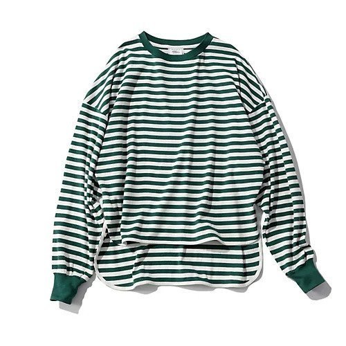 【シンゾーン/Shinzone】のFRENCH STRIPED LONGSLEEVE TEE 人気、トレンドファッション・服の通販 founy(ファニー) 　ファッション　Fashion　レディースファッション　Fashion for Women　トップス・カットソー　Cut & Sew Tops　スリット　Slit, Slit Detail　ビッグ　Big, Oversized　ボーダー　Border, Stripe　ルーズ　Loose, Oversized　洗える　Machine Washable　other-2|ID: prp329100004259178 ipo3291000000032452923