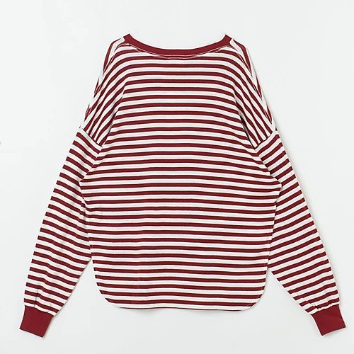 【シンゾーン/Shinzone】のFRENCH STRIPED LONGSLEEVE TEE 人気、トレンドファッション・服の通販 founy(ファニー) 　ファッション　Fashion　レディースファッション　Fashion for Women　トップス・カットソー　Cut & Sew Tops　スリット　Slit, Slit Detail　ビッグ　Big, Oversized　ボーダー　Border, Stripe　ルーズ　Loose, Oversized　洗える　Machine Washable　other-2|ID: prp329100004259178 ipo3291000000035577003