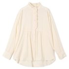 【ペールジュート/Pale Jute】のPleated blouse sophie vanilla white|ID: prp329100004259186 ipo3291000000036313857