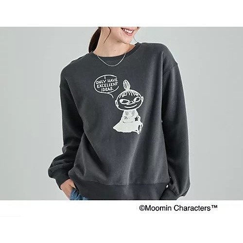 【シューラルー/SHOO LA RUE】の【MOOMIN】【SHOO WARM】裏起毛プリントスウェット 人気、トレンドファッション・服の通販 founy(ファニー) 　ファッション　Fashion　レディースファッション　WOMEN　トップス・カットソー　Tops/Tshirt　パーカ　Sweats　スウェット　Sweat　おすすめ　Recommend　コラボ　Collaboration　スマート　Smart　デニム　Denim　フェミニン　Feminine　プリント　Print　 other-1|ID: prp329100004259201 ipo3291000000029579775