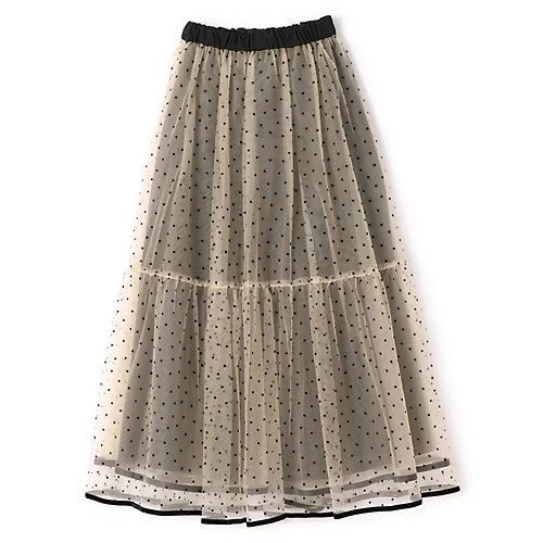 【ペールジュート/Pale Jute】のDot tullu skirt 人気、トレンドファッション・服の通販 founy(ファニー) ファッション Fashion レディースファッション Fashion for Women スカート Skirts ギャザー Gathered, Ruffled サテン Satin, Glossy Fabric デニム Denim, Jeans Material バランス Balance, Style Balance ベルベット Velvet, Velvety リボン Ribbon, Bow レース Lace, Lace Fabric 切替 Switching, Contrast Panel 洗える Machine Washable 無地 Plain, Solid Color other-1|ID: prp329100004259210 ipo3291000000034767083