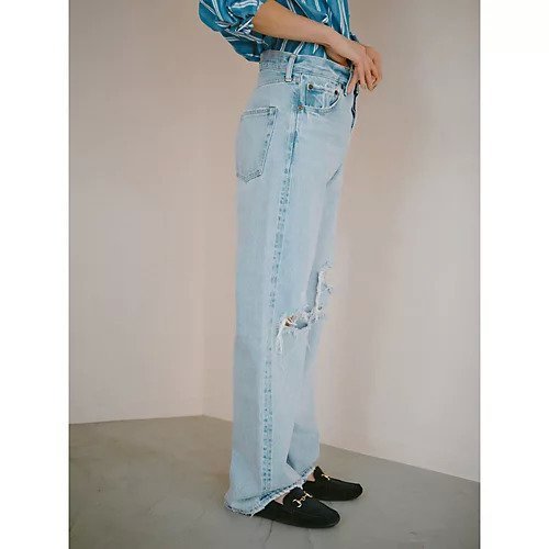 【シンゾーン/Shinzone】のNEW YORKER DENIM (DAMAGED) 人気、トレンドファッション・服の通販 founy(ファニー) 　ファッション　Fashion　レディースファッション　WOMEN　おすすめ　Recommend　ウォッシュ　Wash　ストライプ　Stripe　ストレート　Straight　ダメージ　Damage　デニム　Denim　ニューヨーク　New York　フィット　Fit　リアル　Real　夏　Summer　春　Spring　S/S・春夏　Ss・Spring/Summer　other-3|ID: prp329100004259223 ipo3291000000031270895