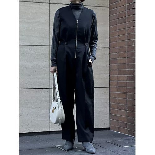 【デパリエ/DEPAREILLE】の2WAYウールオールインワン 人気、トレンドファッション・服の通販 founy(ファニー) 　ファッション　Fashion　レディースファッション　WOMEN　ワンピース　Dress　オールインワン ワンピース　All In One Dress　アクセサリー　Accessories　インナー　Inner　ジップ　Zip　フロント　Front　other-2|ID: prp329100004259233 ipo3291000000031270913