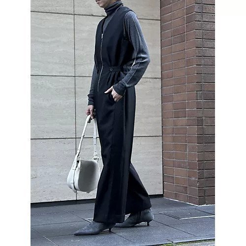 【デパリエ/DEPAREILLE】の2WAYウールオールインワン 人気、トレンドファッション・服の通販 founy(ファニー) 　ファッション　Fashion　レディースファッション　WOMEN　ワンピース　Dress　オールインワン ワンピース　All In One Dress　アクセサリー　Accessories　インナー　Inner　ジップ　Zip　フロント　Front　other-3|ID: prp329100004259233 ipo3291000000031270915