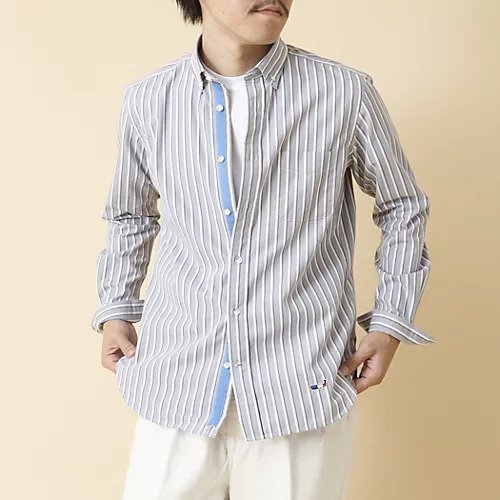 【ノーリーズ グッドマン/NOLLEY'S goodman / MEN】のピーチブロード クジラ刺しゅう テープBDシャツ 24AW インテリア・キッズ・メンズ・レディースファッション・服の通販 founy(ファニー) https://founy.com/ ファッション Fashion メンズファッション MEN インナー Inner シンプル Simple ジャケット Jacket デニム Denim ピーチ Peach ブロード Broad リボン Ribbon ロング Long 2024年 2024 2024-2025秋冬・A/W Aw/Autumn/Winter/Fw/Fall/2024-2025 |ID: prp329100004259260 ipo3291000000029580623