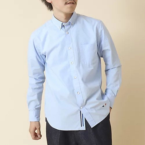 【ノーリーズ グッドマン/NOLLEY'S goodman / MEN】のピーチブロード クジラ刺しゅう テープBDシャツ 24AW インテリア・キッズ・メンズ・レディースファッション・服の通販 founy(ファニー) 　ファッション　Fashion　メンズファッション　MEN　インナー　Inner　シンプル　Simple　ジャケット　Jacket　デニム　Denim　ピーチ　Peach　ブロード　Broad　リボン　Ribbon　ロング　Long　2024年　2024　2024-2025秋冬・A/W　Aw/Autumn/Winter/Fw/Fall/2024-2025　サックス|ID: prp329100004259260 ipo3291000000029580630