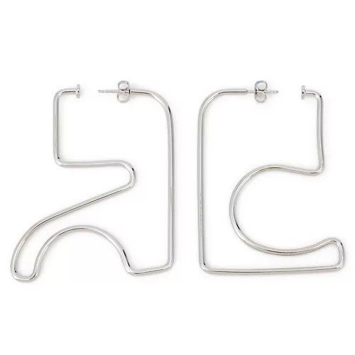 【クレージュ/COURREGES】のSMALL AC METAL EARRINGS インテリア・キッズ・メンズ・レディースファッション・服の通販 founy(ファニー) https://founy.com/ ファッション Fashion レディースファッション WOMEN ジュエリー Jewelry リング Rings イヤリング Earrings 2023年 2023 2023-2024秋冬・A/W Aw/Autumn/Winter//Fw/Fall-Winter/2023-2024 イヤリング Earrings シルバー Silver ビッグ Big |ID: prp329100004259297 ipo3291000000029581392