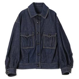 【ペールジュート/Pale Jute】 denim blouson人気、トレンドファッション・服の通販 founy(ファニー) ファッション Fashion レディースファッション WOMEN アウター Coat Outerwear ブルゾン Blouson/Jackets インディゴ Indigo デニム Denim ブルゾン Blouson 洗える Washable |ID:prp329100004259301