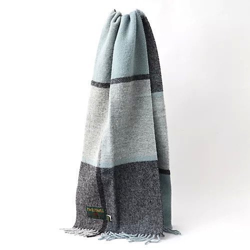 【ノーリーズ グッドマン/NOLLEY'S goodman / MEN】の【TWEEDMILL/ツイードミル】Pure New Wool Muffler 35 インテリア・キッズ・メンズ・レディースファッション・服の通販 founy(ファニー) 　ファッション　Fashion　メンズファッション　MEN　イエロー　Yellow　ストール　Stall　ツイード　Tweed　マフラー　Scarf　ギフト プレゼント　Gift Present　ブルー系1|ID: prp329100004259360 ipo3291000000029583357