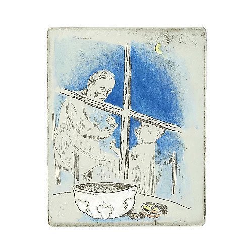 【山本容子作/Yamamoto Yoko / GOODS】の『pecan』銅版画 手彩色(銀箔の額) 人気、トレンドファッション・服の通販 founy(ファニー) 　雑誌掲載アイテム　Magazine Items　ファッション雑誌　Fashion Magazines　エクラ　eclat　1月号　January Issue　ガラス　Glass　雑誌　Magazine　モチーフ　Motif　クリスマス X'mas　Christmas Xmas　other-2|ID: prp329100004259447 ipo3291000000031272363