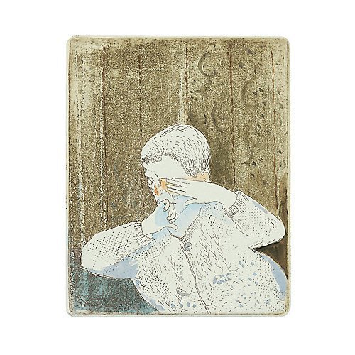 【山本容子作/Yamamoto Yoko / GOODS】の『tear』銅版画 手彩色(銀箔の額) 人気、トレンドファッション・服の通販 founy(ファニー) 　雑誌掲載アイテム　Magazine Items　ファッション雑誌　Fashion Magazines　エクラ　eclat　1月号　January Issue　雑誌　Magazine　クリスマス X'mas　Christmas Xmas　other-2|ID: prp329100004259450 ipo3291000000031272371