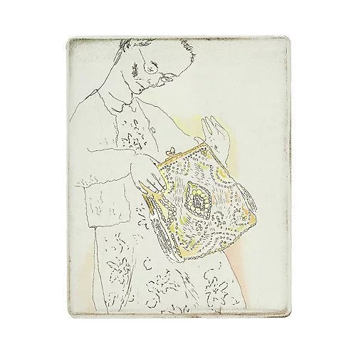 【山本容子作/Yamamoto Yoko / GOODS】の『beads』銅版画 手彩色(銀箔の額) 人気、トレンドファッション・服の通販 founy(ファニー) 　雑誌掲載アイテム　Magazine Items　ファッション雑誌　Fashion Magazines　エクラ　eclat　1月号　January Issue　財布　Wallet　雑誌　Magazine　クリスマス X'mas　Christmas Xmas　other-2|ID: prp329100004259452 ipo3291000000031272372