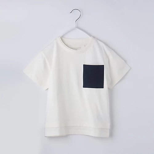 【ザ ショップ ティーケー/THE SHOP TK / KIDS】の【110-160/6色展開】配色ポケットTEE インテリア・キッズ・メンズ・レディースファッション・服の通販 founy(ファニー) 　ファッション　Fashion　キッズファッション　KIDS　おすすめ　Recommend　シンプル　Simple　スマート　Smart　ポケット　Pocket　ホワイト|ID: prp329100004259562 ipo3291000000029585811