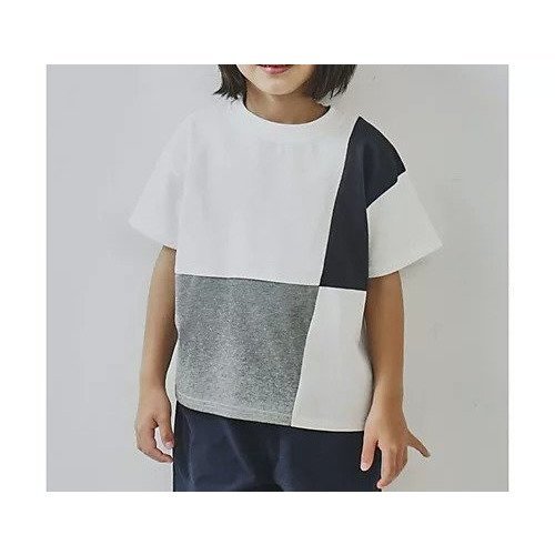 【ザ ショップ ティーケー/THE SHOP TK / KIDS】の【110-150/再入荷!パパとおそろい】ブロッキングTシャツ インテリア・キッズ・メンズ・レディースファッション・服の通販 founy(ファニー) 　ファッション　Fashion　キッズファッション　KIDS　おすすめ　Recommend　ジャージ　Jersey　スマート　Smart　ブロッキング　Blocking　再入荷　Restock/Back In Stock/Re Arrival　オフホワイト|ID: prp329100004259604 ipo3291000000029586536