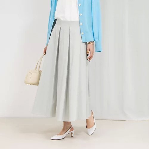 【ノーリーズソフィー/NOLLEY'S sophi】のタフタタックフレアスカート インテリア・キッズ・メンズ・レディースファッション・服の通販 founy(ファニー) 　ファッション　Fashion　レディースファッション　WOMEN　スカート　Skirt　Aライン/フレアスカート　Flared A-Line Skirts　シューズ　Shoes　セレモニー　Ceremony　タフタ　Taffeta　フレア　Flare　ベーシック　Basic　ミントグリーン|ID: prp329100004261132 ipo3291000000030720221