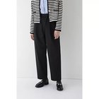 【ヒューマンウーマン/HUMAN WOMAN】のストレッチポンチタックテーパードパンツ ブラック|ID: prp329100004261765 ipo3291000000034198572