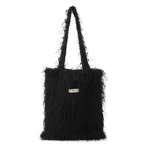 【ウーア/Uhr】のFringe Tote インテリア・キッズ・メンズ・レディースファッション・服の通販 founy(ファニー) https://founy.com/ ファッション Fashion レディースファッション Fashion for Women バッグ Bags フォルム Silhouette, Form フリンジ Fringe, Tassel モノトーン Monotone, Black and White ラップ Wrap, Wrap Design |ID: prp329100004261767 ipo3291000000030968952