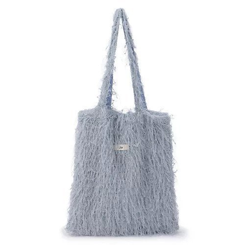 【ウーア/Uhr】のFringe Tote インテリア・キッズ・メンズ・レディースファッション・服の通販 founy(ファニー) 　ファッション　Fashion　レディースファッション　Fashion for Women　バッグ　Bags　フォルム　Silhouette, Form　フリンジ　Fringe, Tassel　モノトーン　Monotone, Black and White　ラップ　Wrap, Wrap Design　ペールブルー|ID: prp329100004261767 ipo3291000000033143054