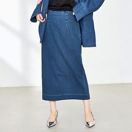 【リエミラー/Rie Miller】の【RM denim】スリットタイトデニムスカート インテリア・キッズ・メンズ・レディースファッション・服の通販 founy(ファニー) https://founy.com/ ファッション Fashion レディースファッション WOMEN スカート Skirt デニムスカート Denim Skirts 2025年 2025 2025春夏・S/S Ss,Spring/Summer,2025 ストレッチ Stretch スリット Slit ポケット Pocket エレガント 上品 Elegant |ID: prp329100004263840 ipo3291000000031712798