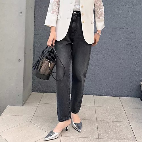 【リエミラー/Rie Miller】の【RM denim】ハイウエストスリムテーパードデニム インテリア・キッズ・メンズ・レディースファッション・服の通販 founy(ファニー) https://founy.com/ ファッション Fashion レディースファッション Ladies' Fashion Online 2025年 2025 2025春夏・S/S Ss,Spring/Summer,2025 シューズ Shoes シンプル Simple スニーカー Sneakers フラット Flat 春 Spring |ID: prp329100004263862 ipo3291000000031713684