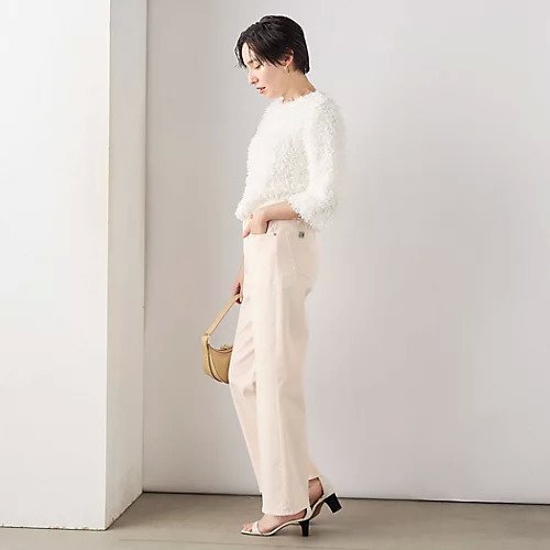 【リエミラー/Rie Miller】の【RM denim】センタープレスハイウエストデニム 人気、トレンドファッション・服の通販 founy(ファニー) 　ファッション　Fashion　レディースファッション　Ladies' Fashion Online　2025年　2025　2025春夏・S/S　Ss,Spring/Summer,2025　おすすめ　Recommend　ショート　Short　ジャケット　Jacket　ストレッチ　Stretch　センター　Center　ポケット　Pocket　other-3|ID: prp329100004263864 ipo3291000000031713677