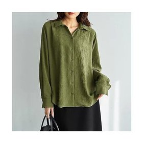 【スタイルデリ/STYLE DELI】 シボ入りガーゼ調V開きシャツ人気、トレンドファッション・服の通販 founy(ファニー) ファッション Fashion レディースファッション Fashion for Women トップス・カットソー Cut & Sew Tops シャツ・ブラウス・オフィスカジュアル Elegant Blouses & Button-Ups イエロー Yellow インナー Innerwear 春 Spring カットソー Cut and Sewn Top サロペット Overalls, Salopette スウェット / スエット Sweatshirt, Sweatwear スリット Slit, Slit Detail タートル Turtleneck, Turtle Collar ハイネック High Neck, Mock Neck フロント Front, Front Design ポケット Pocket, Pocket Detail 水着 Swimsuit, Swimwear ラウンド Round, Round Neck 冬 Winter / This Winter A/W・秋冬 Autumn/Winter 夏 Summer 旅行 Travel |ID:prp329100004267480